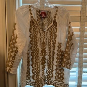 Johnny Was embroidered tunic